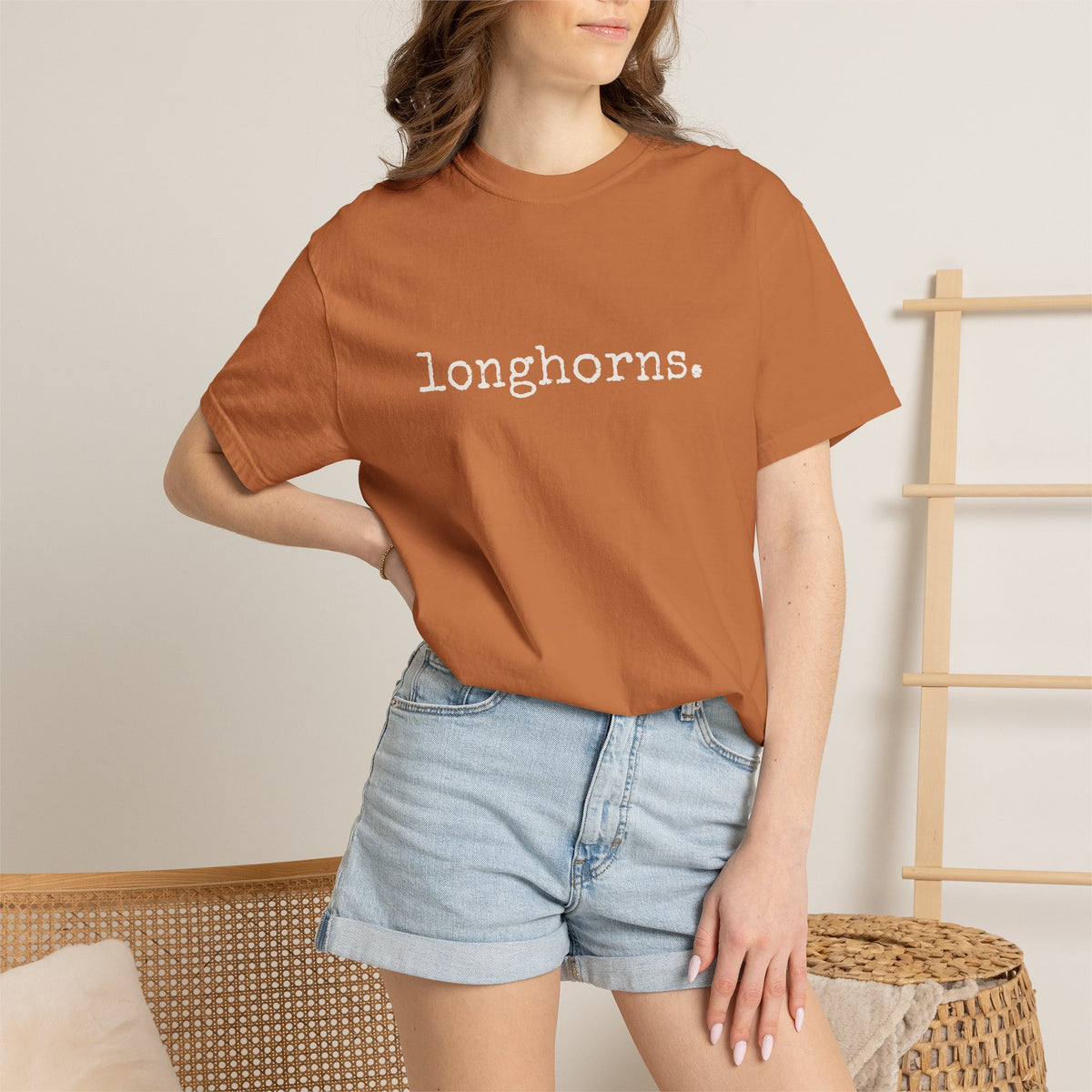 Longhorns T-Shirt (typewriter font)