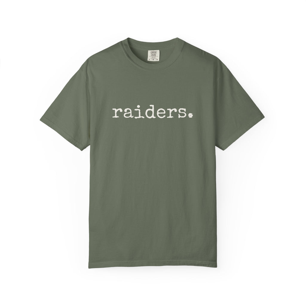 Raiders T-Shirt (typewriter font)