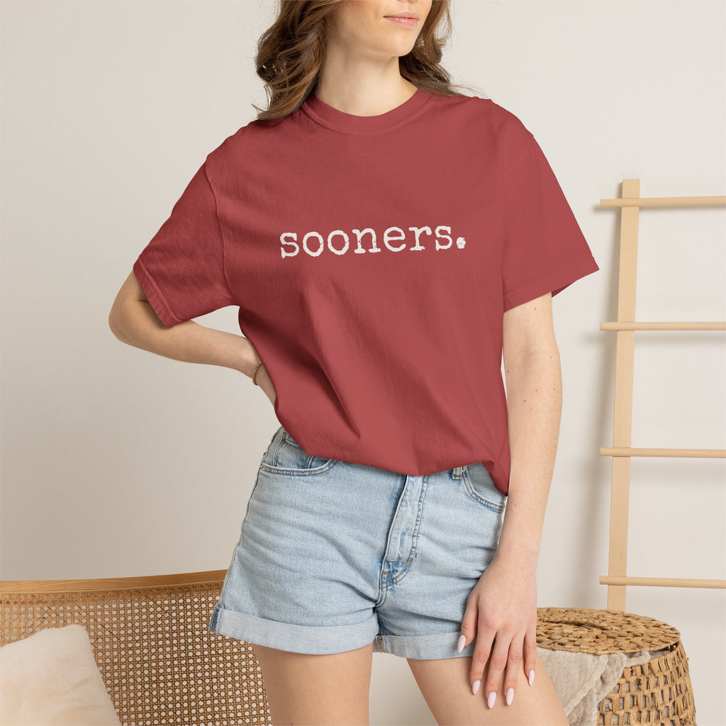 Sooners T-Shirt (typewriter font)