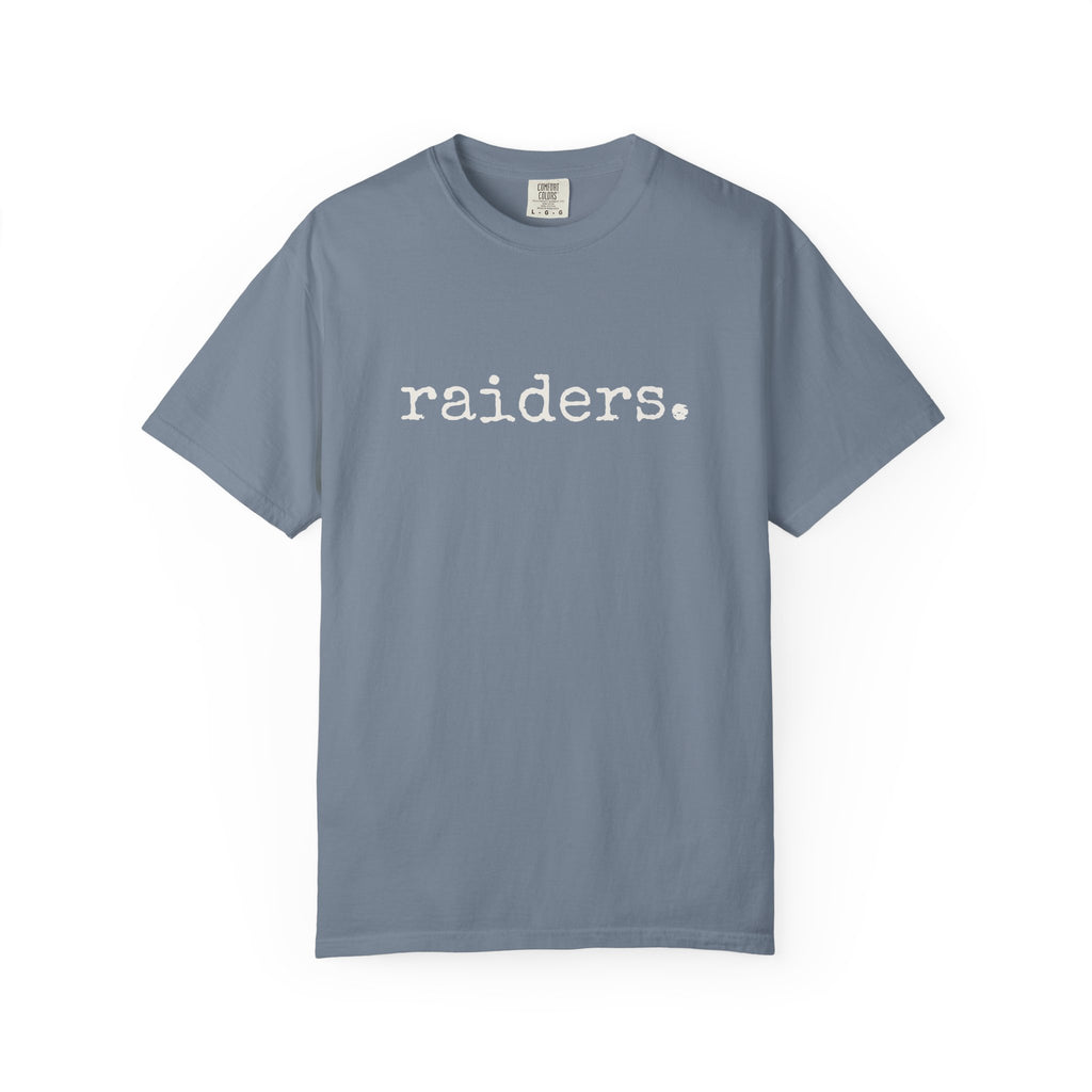 Raiders T-Shirt (typewriter font)