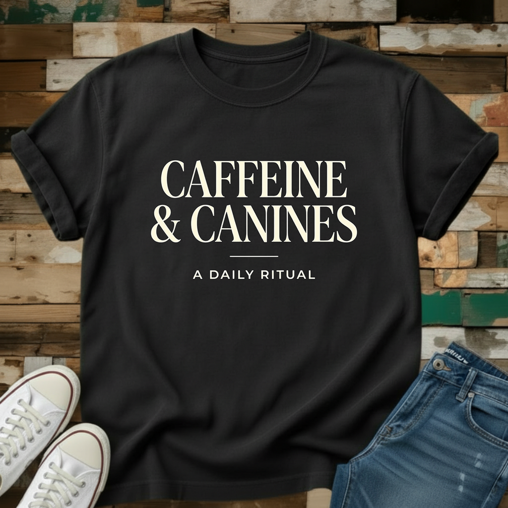 Caffeine & Canines T-Shirt