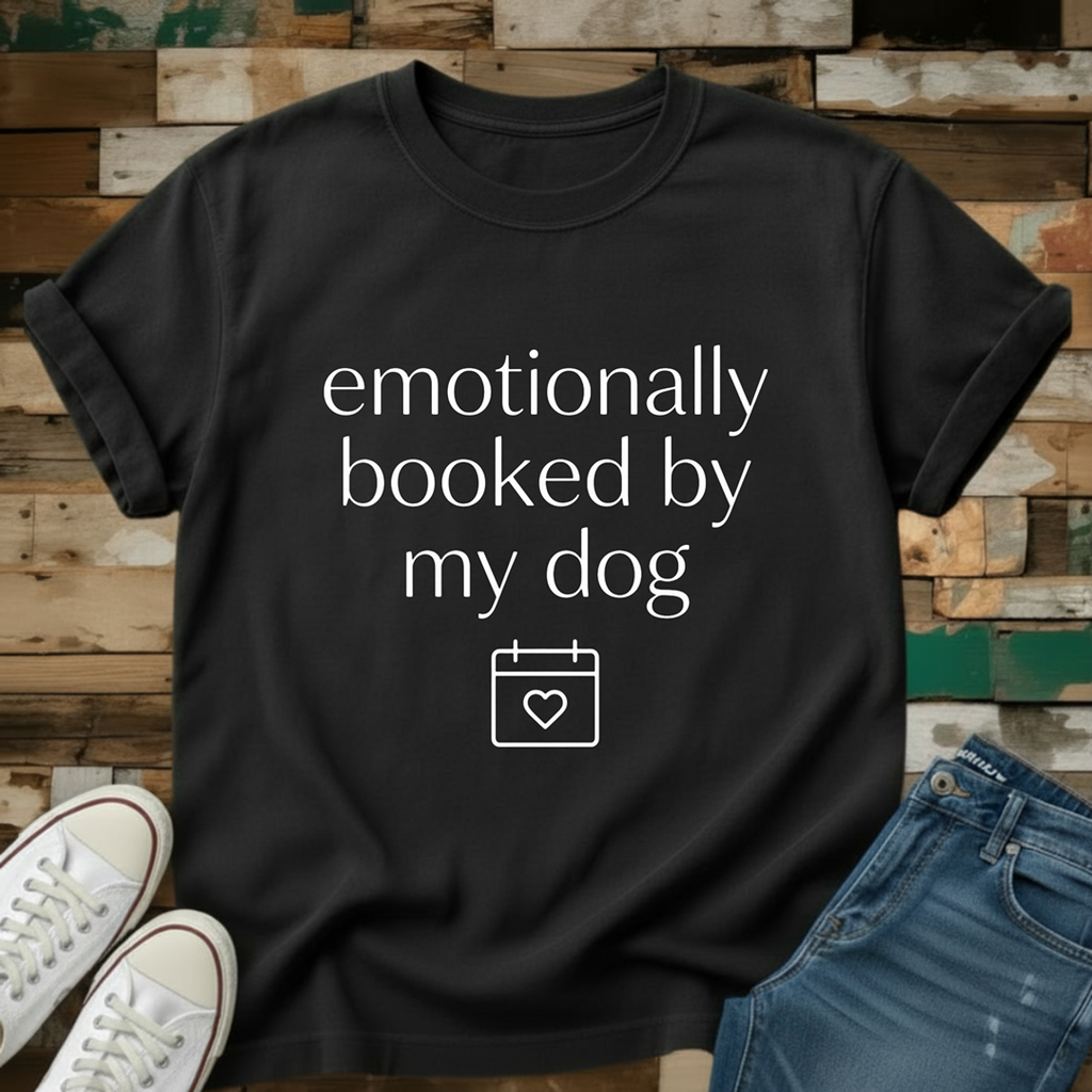 Emotionally Booked By My Dog T-Shirt