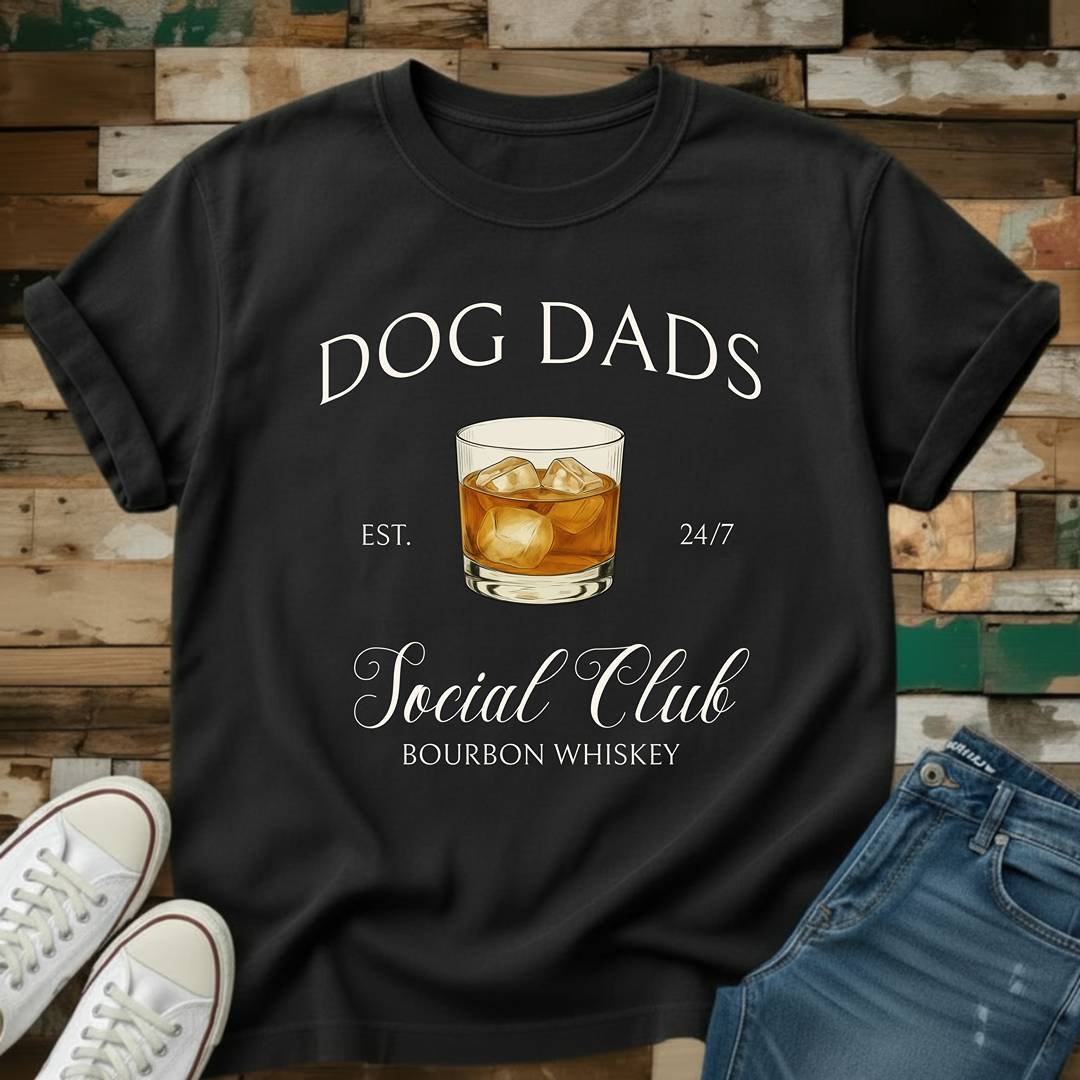 Dog Dads Whiskey Social Club T-Shirt