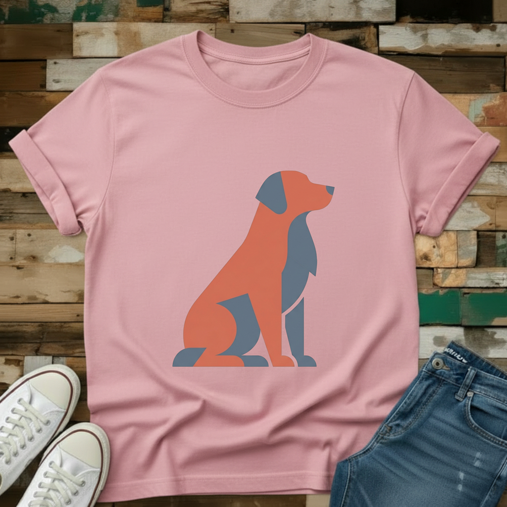 Geometric Golden T-Shirt