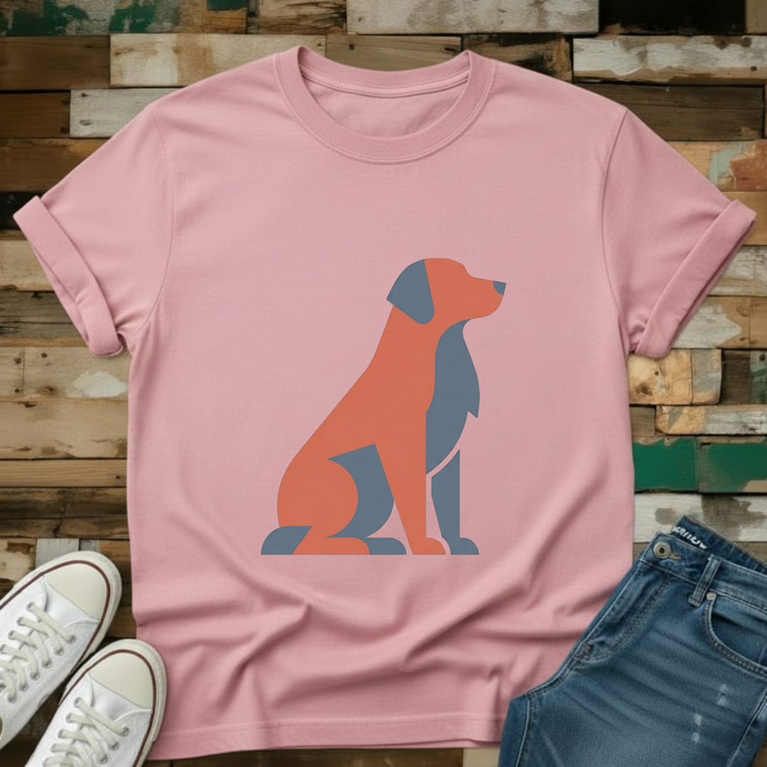 Geometric Golden T-Shirt