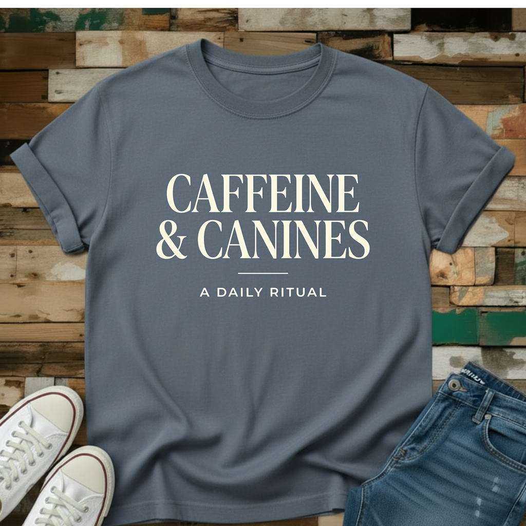 Caffeine & Canines T-Shirt