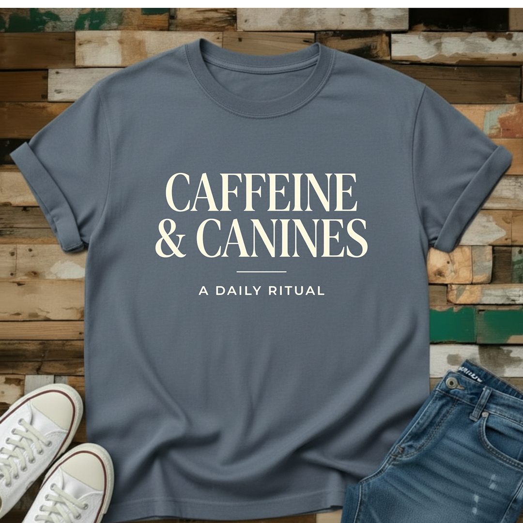 Caffeine & Canines T-Shirt