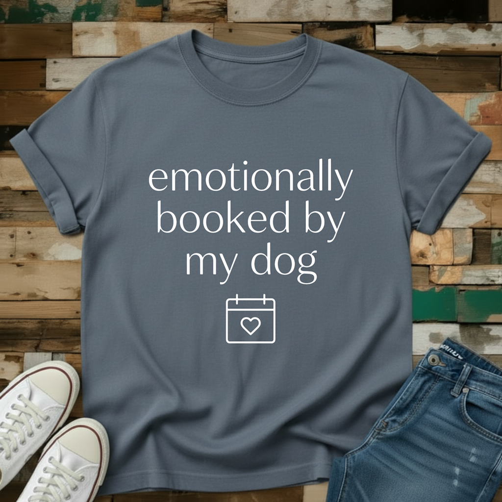Emotionally Booked By My Dog T-Shirt