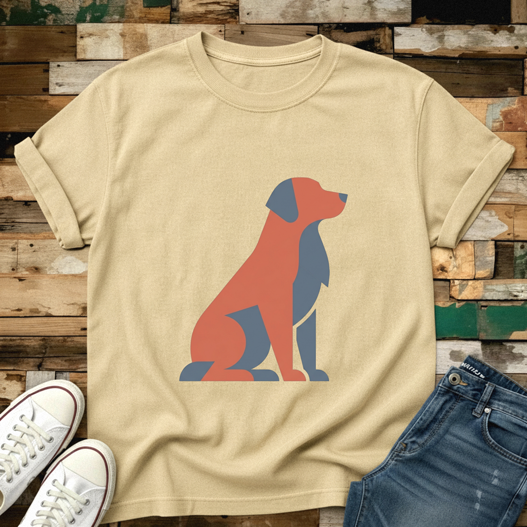 Geometric Golden T-Shirt