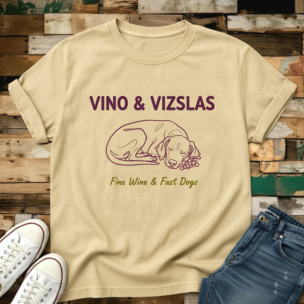 Vino & Vizslas T-Shirt