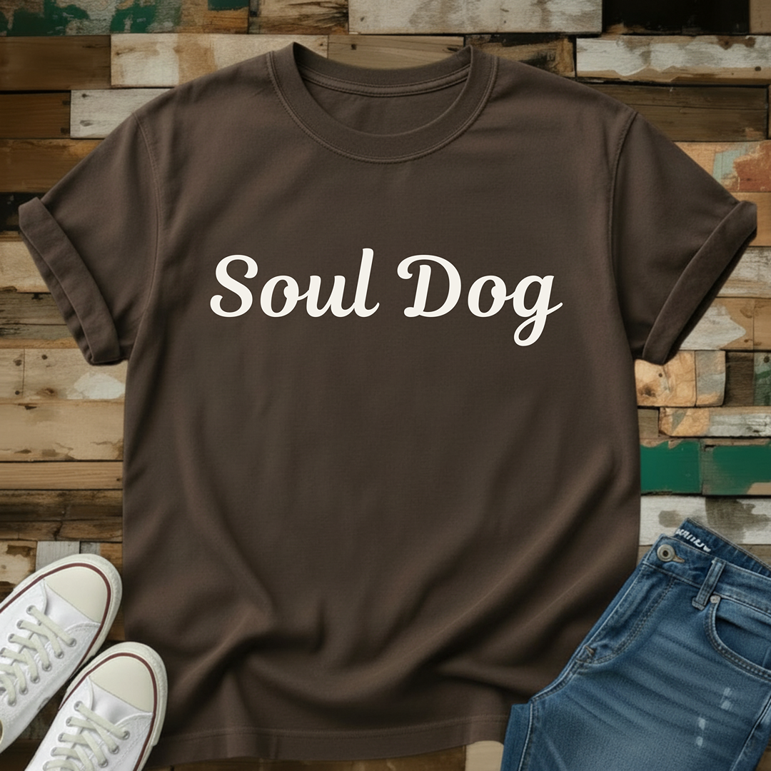 Soul Dog Script T-Shirt
