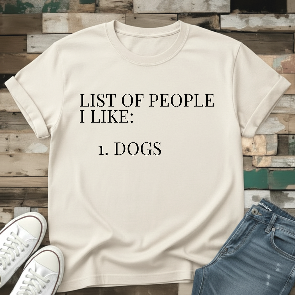 List of People T-Shirt