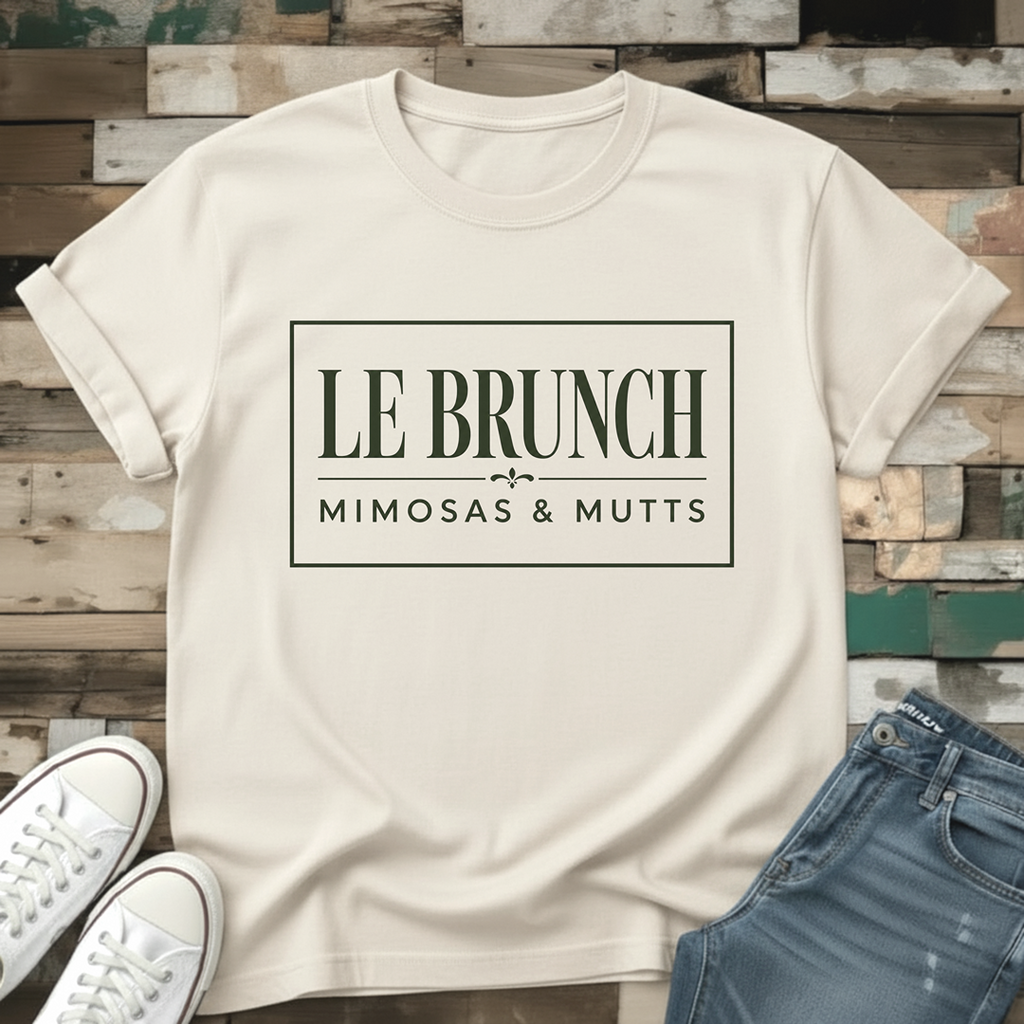 Le Brunch--Mimosas & Mutts T-Shirt