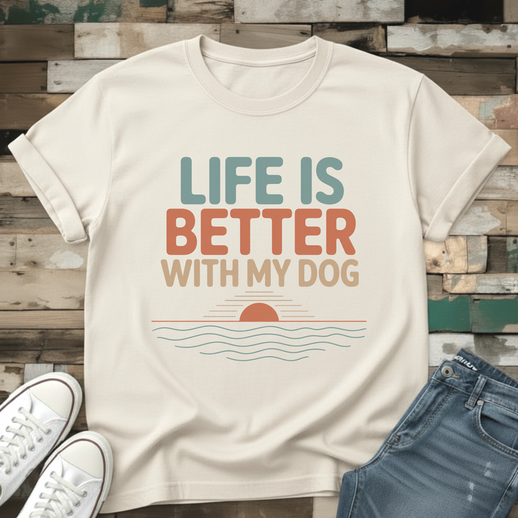 Life Is Better With My Dog T-Shirt