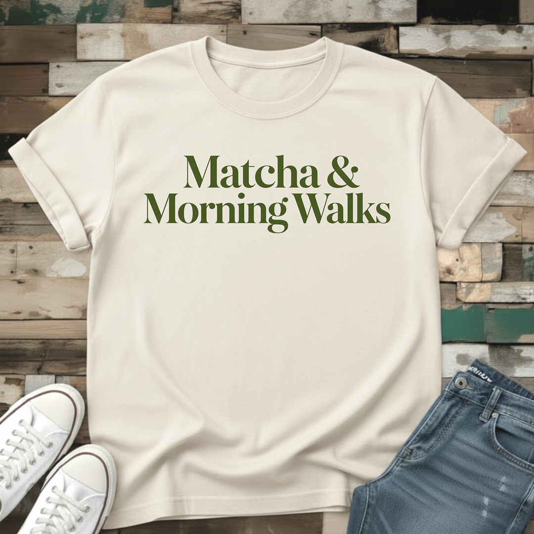 Matcha & Morning Walks T-Shirt