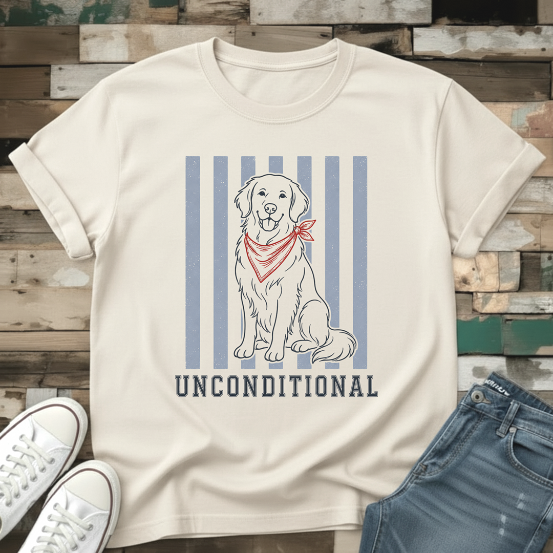 Unconditional--Golden Retriever T-Shirt