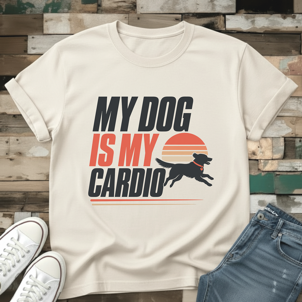 My Dog Is My Cardio T-Shirt