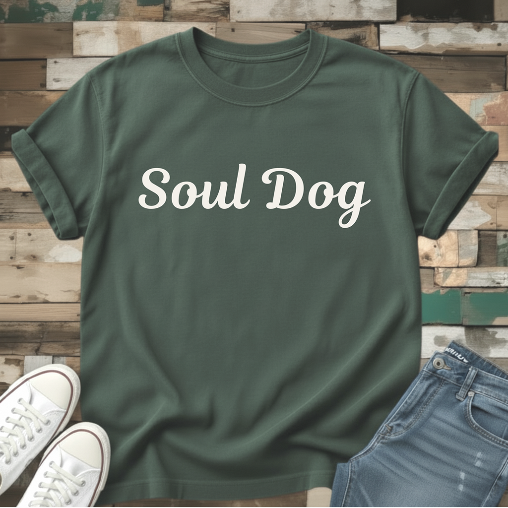 Soul Dog Script T-Shirt