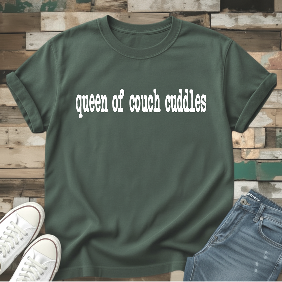 Queen Of Couch Cuddles T-Shirt