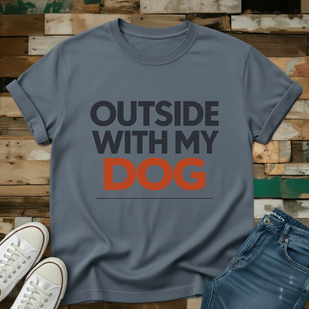 Outside With My Dog T-Shirt