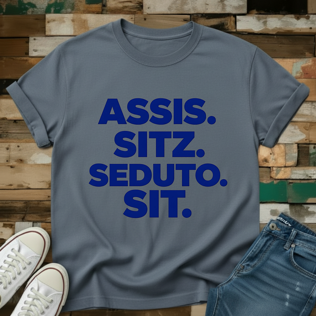 Sit in Every Language T-Shirt