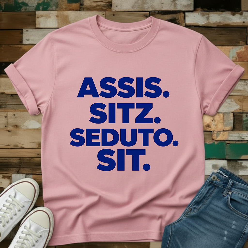 Sit in Every Language T-Shirt