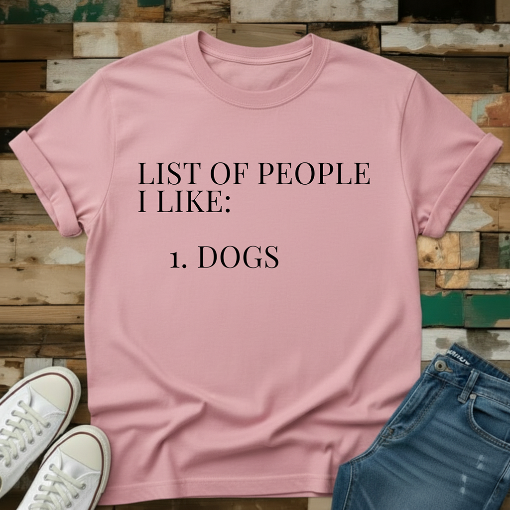 List of People T-Shirt