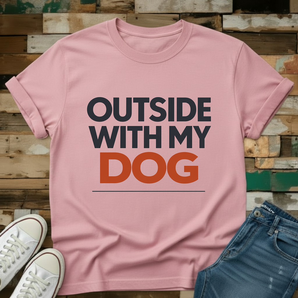Outside With My Dog T-Shirt