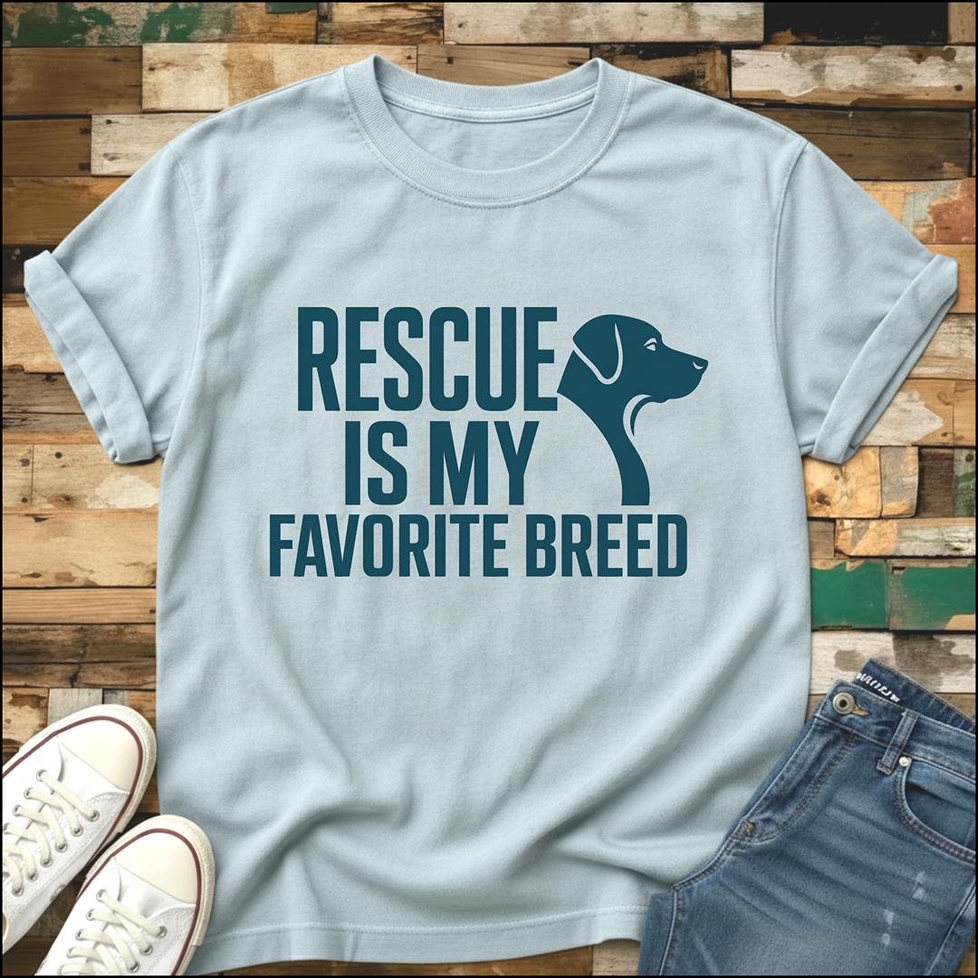 Rescue Is My Favorite Breed T-Shirt