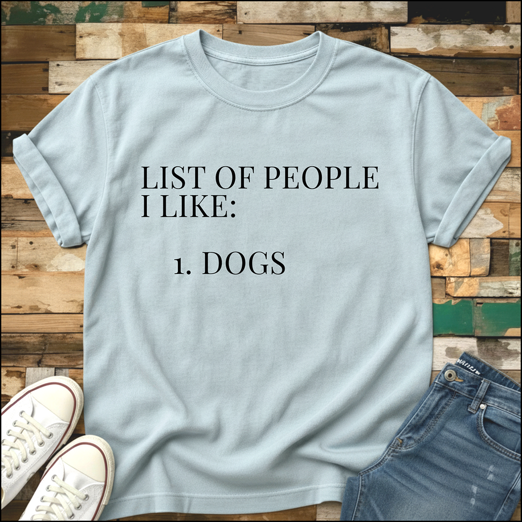 List of People T-Shirt