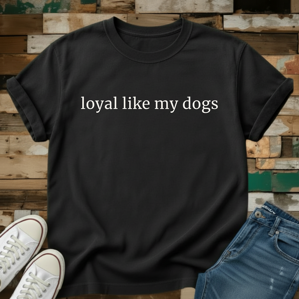 Loyal Like My Dogs T-Shirt
