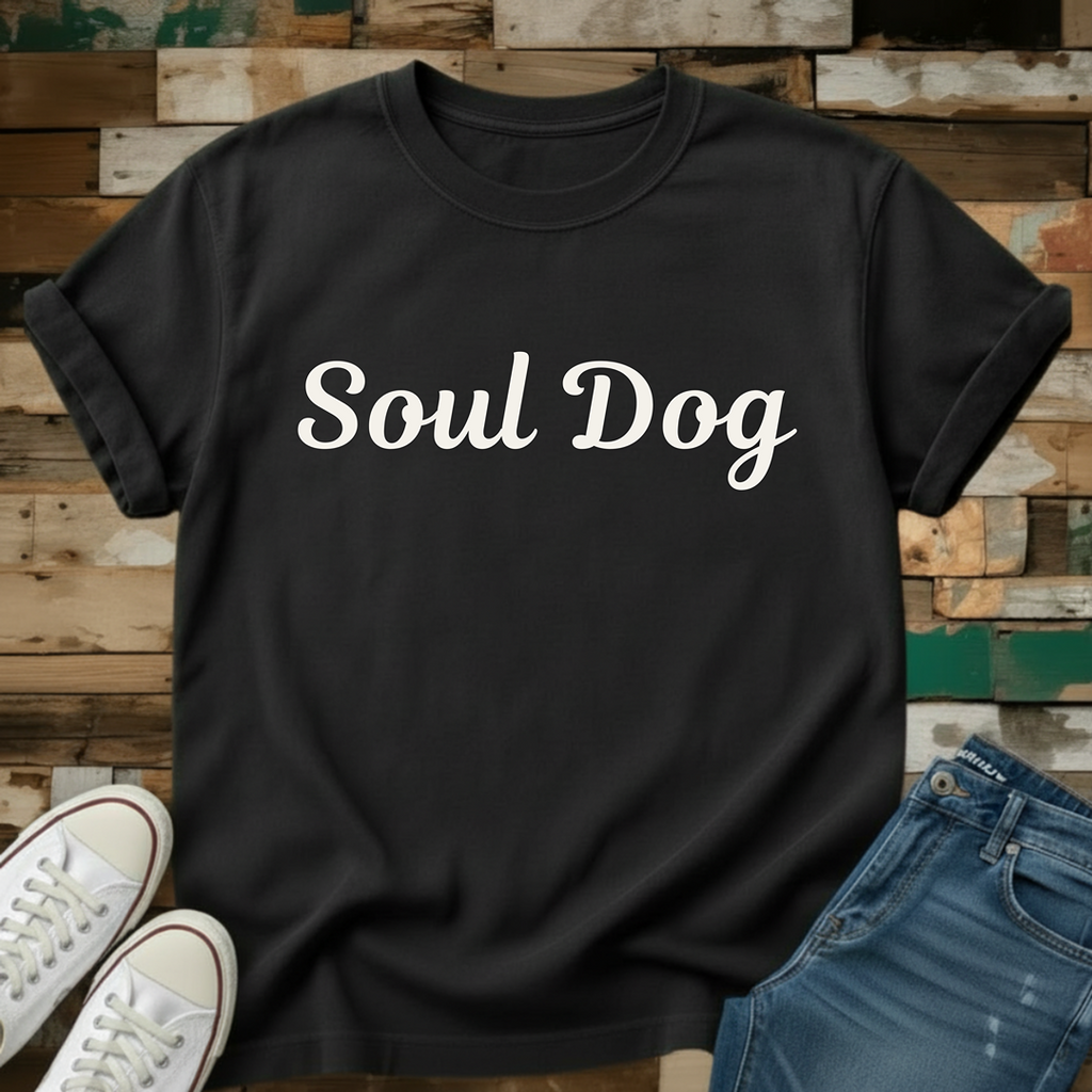 Soul Dog Script T-Shirt