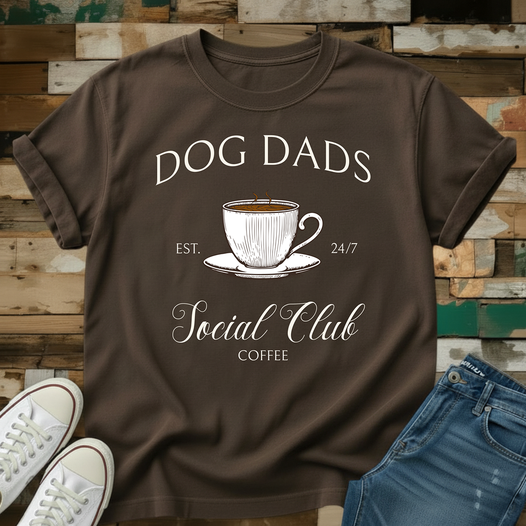Dog Dads Coffee Social Club T-Shirt