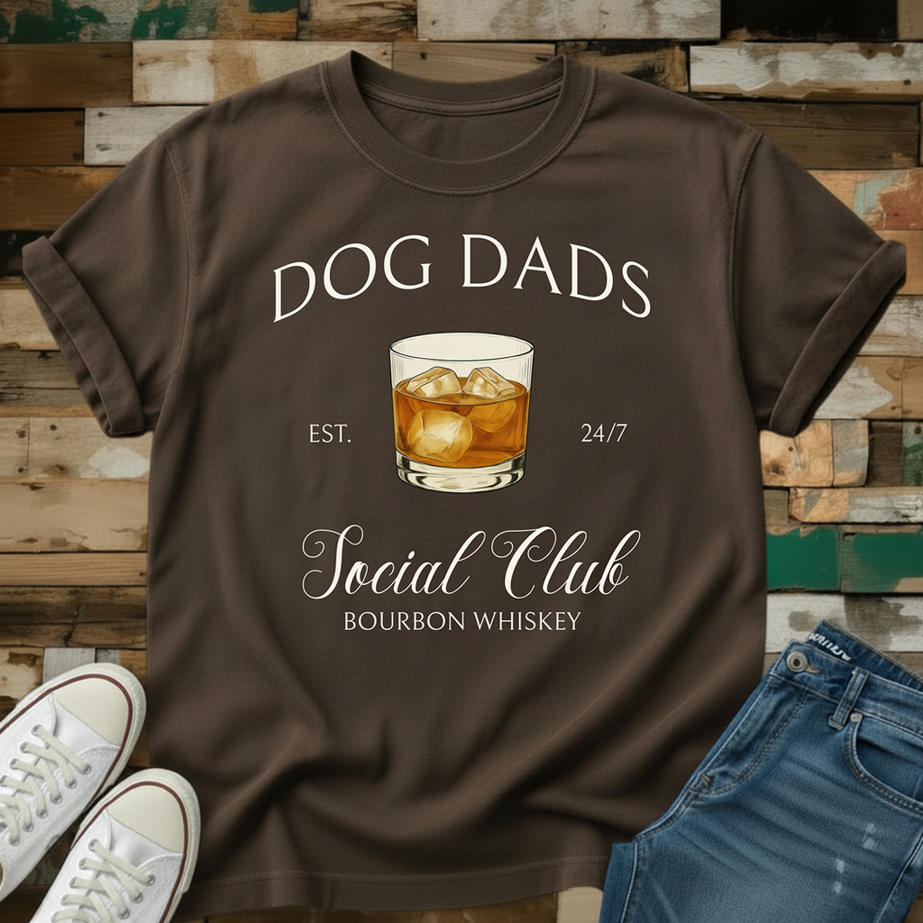 Dog Dads Whiskey Social Club T-Shirt