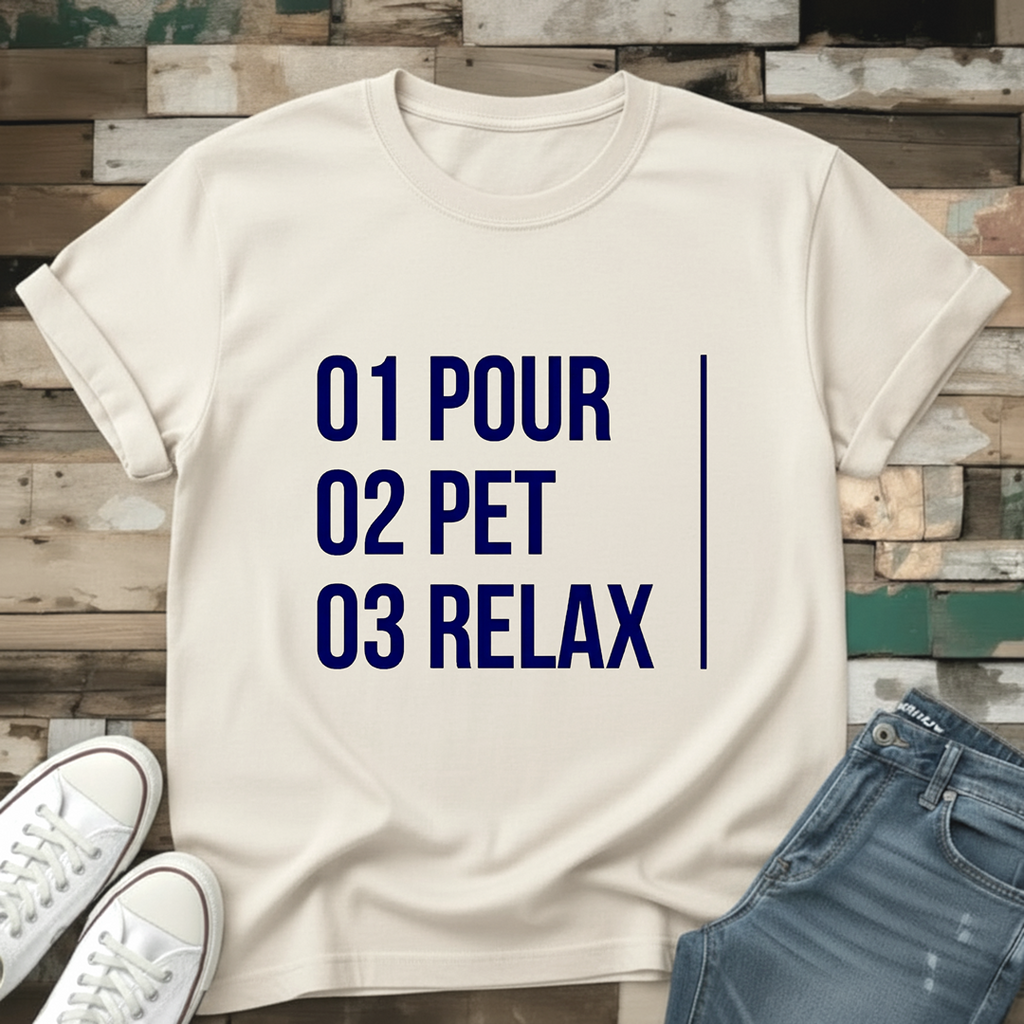 Pour. Pet. Relax T-Shirt