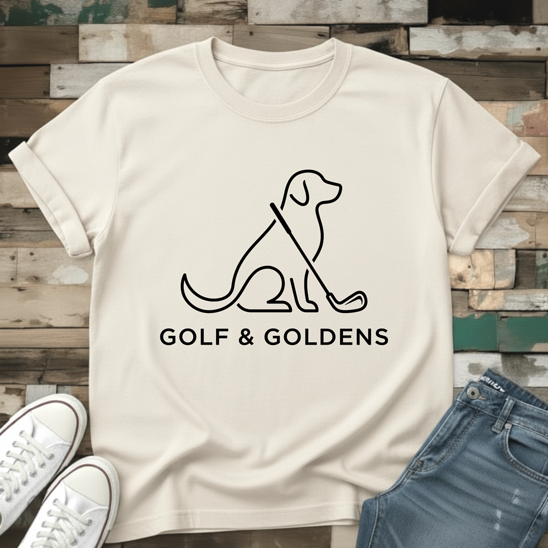 Golf & Goldens T-Shirt
