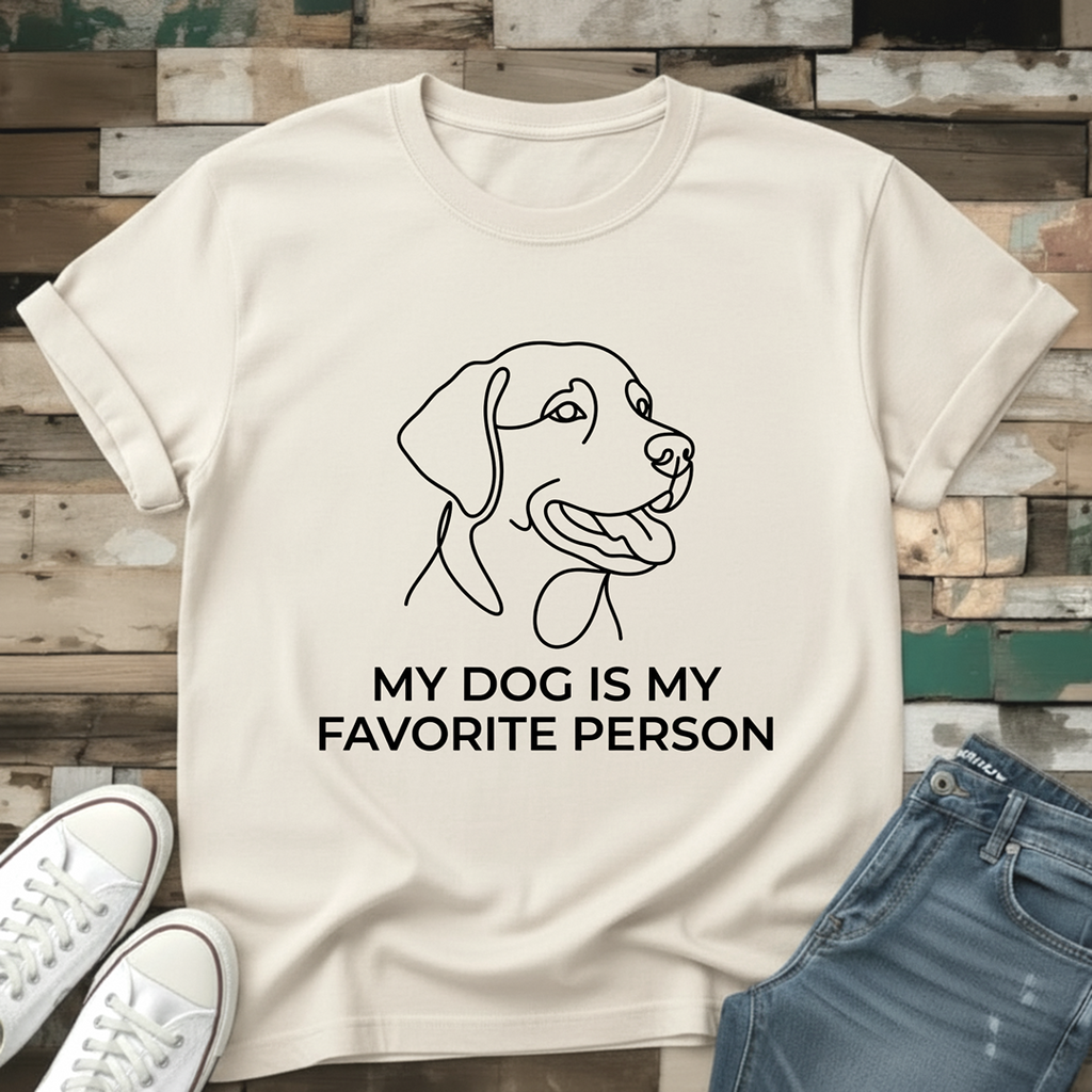 My Dog Is My Favorite Person T-Shirt