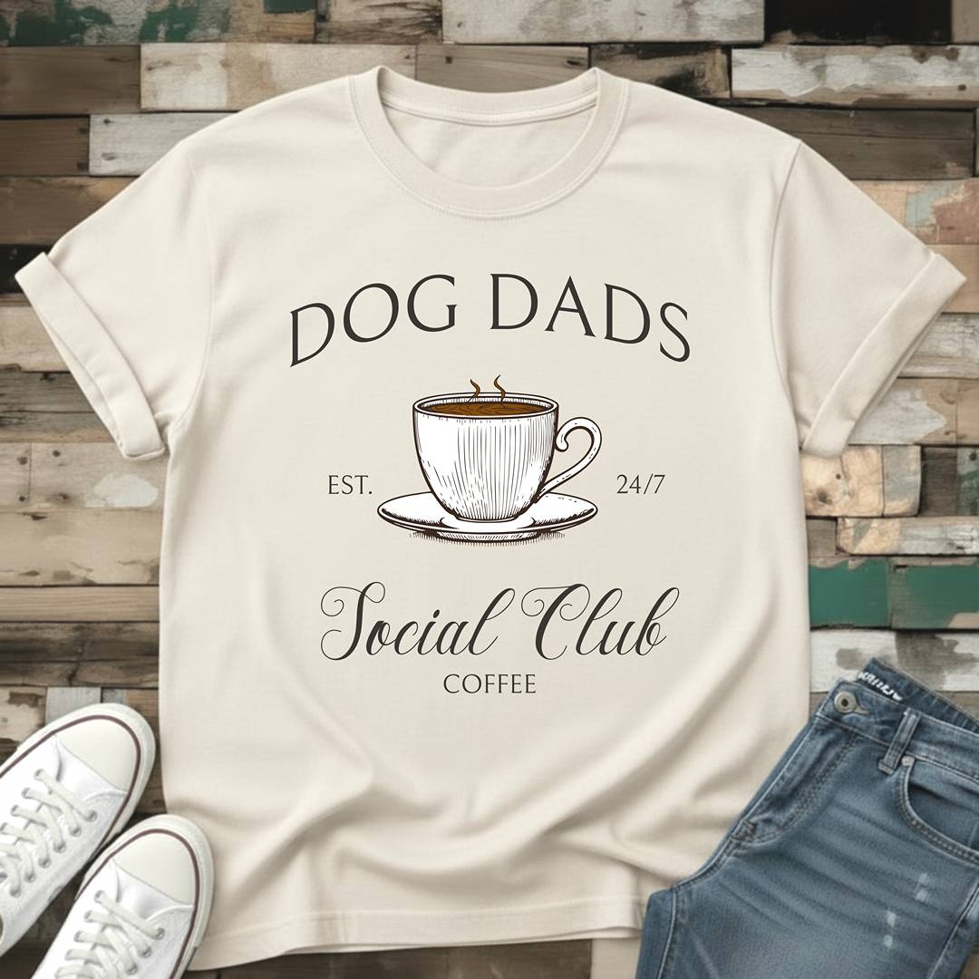 Dog Dads Coffee Social Club T-Shirt