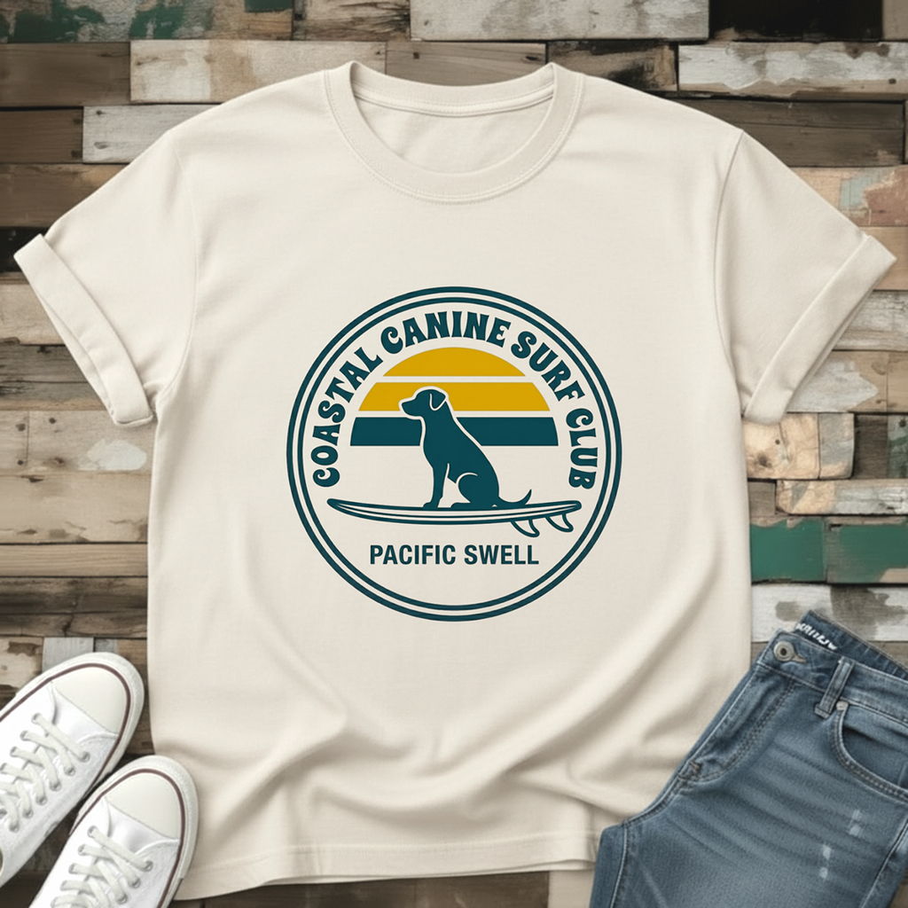 Coastal Canine Surf Club T-Shirt