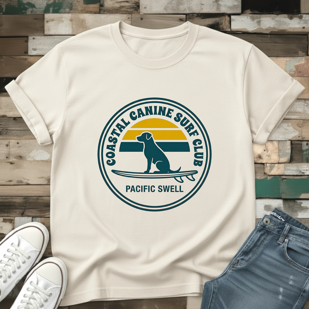 Coastal Canine Surf Club T-Shirt