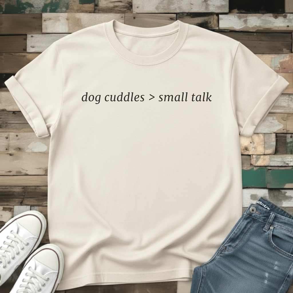 Dog Cuddles > Small Talk T-Shirt