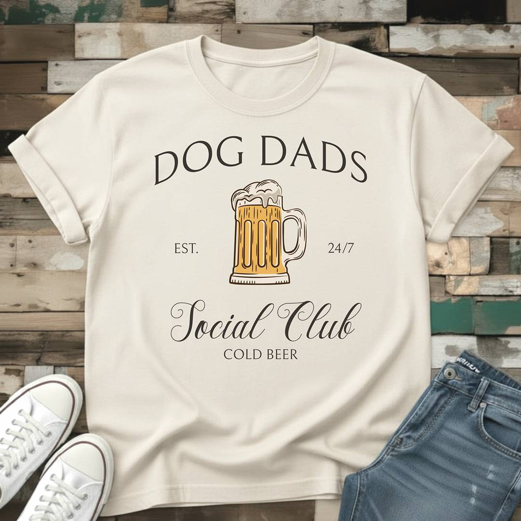 Dog Dads Cold Beer Social Club T-Shirt