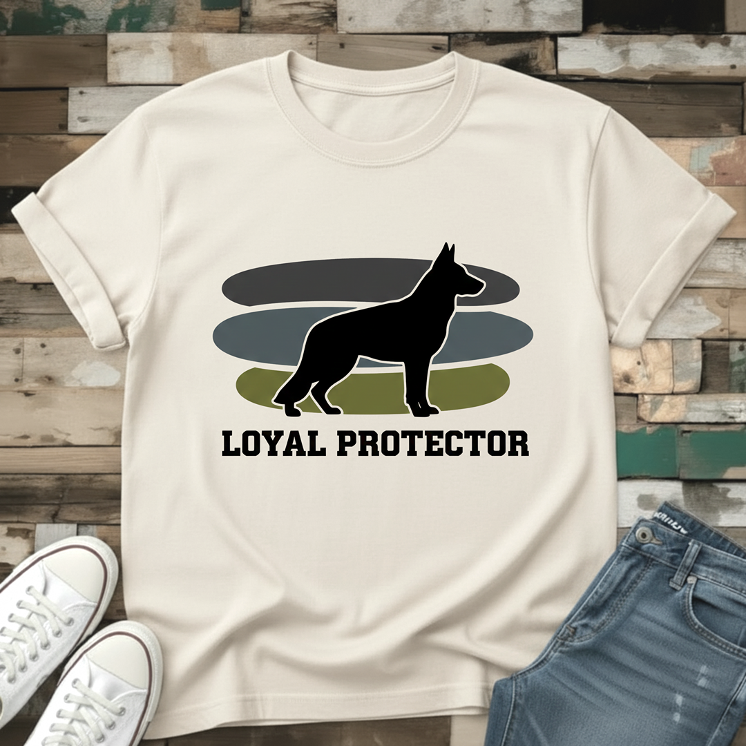 Loyal Protector--German Shepherd T-Shirt