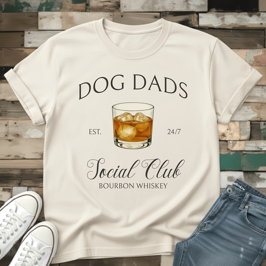 Dog Dads Whiskey Social Club T-Shirt
