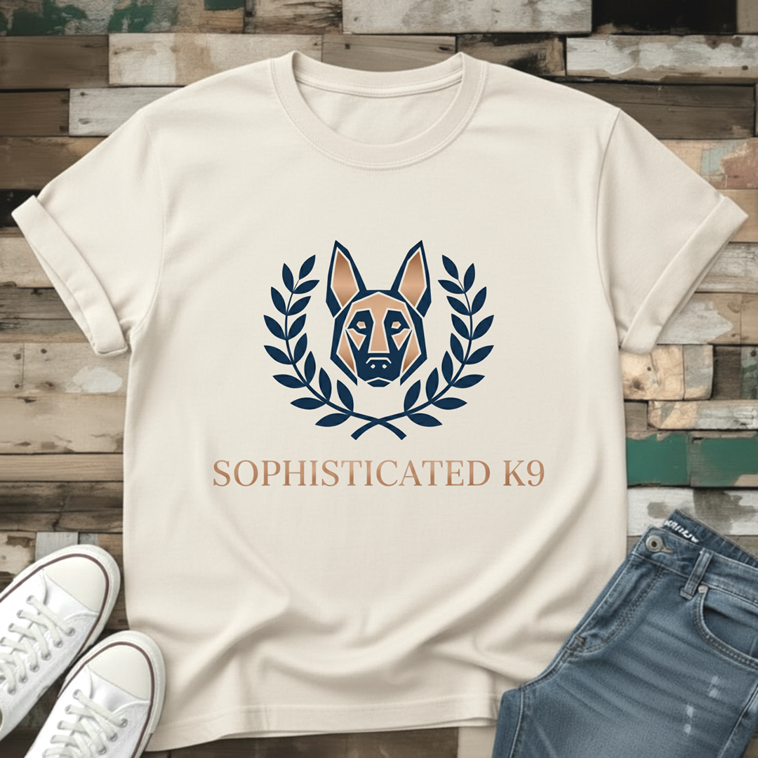 Sophisticated K9--German Shepherd T-Shirt