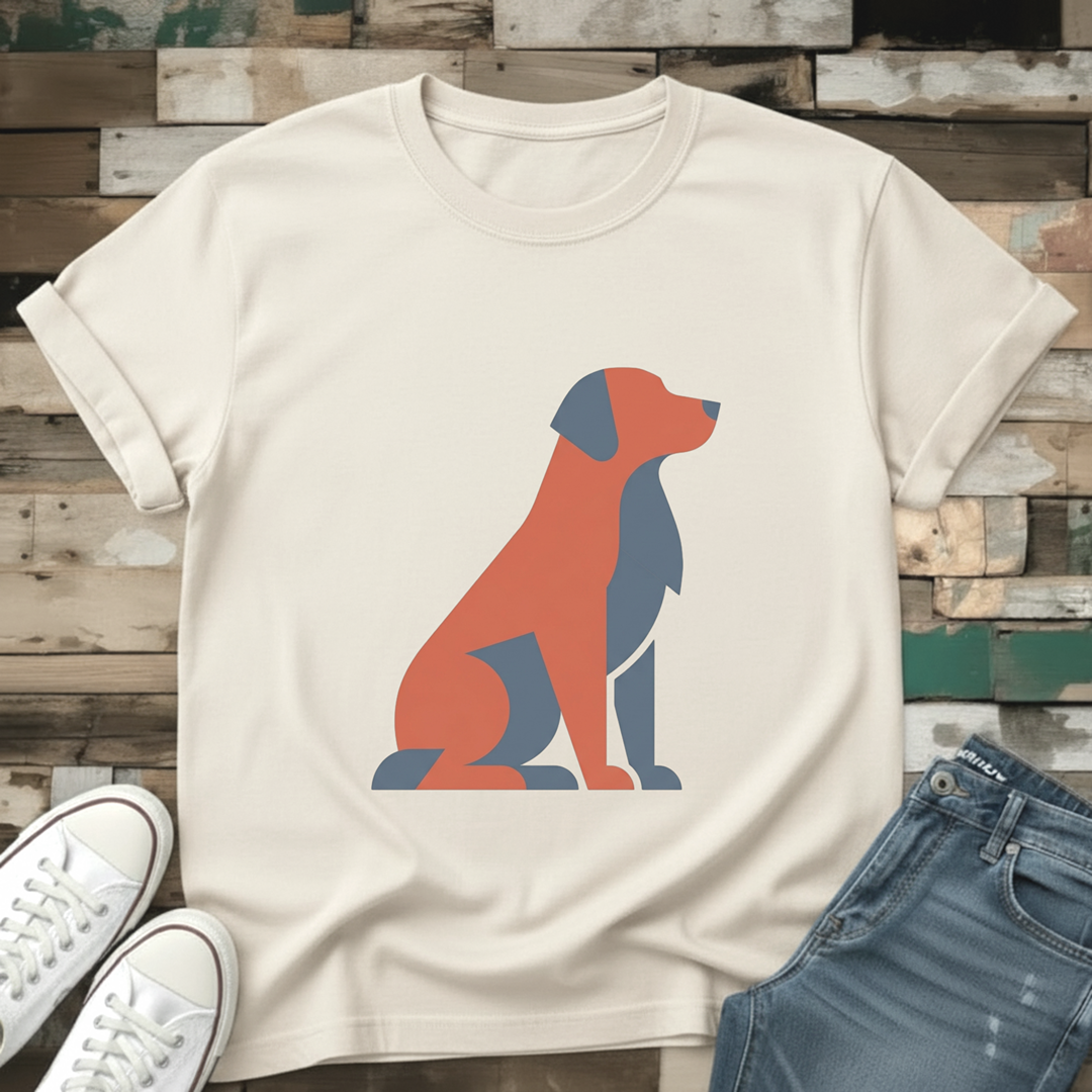 Geometric Golden T-Shirt