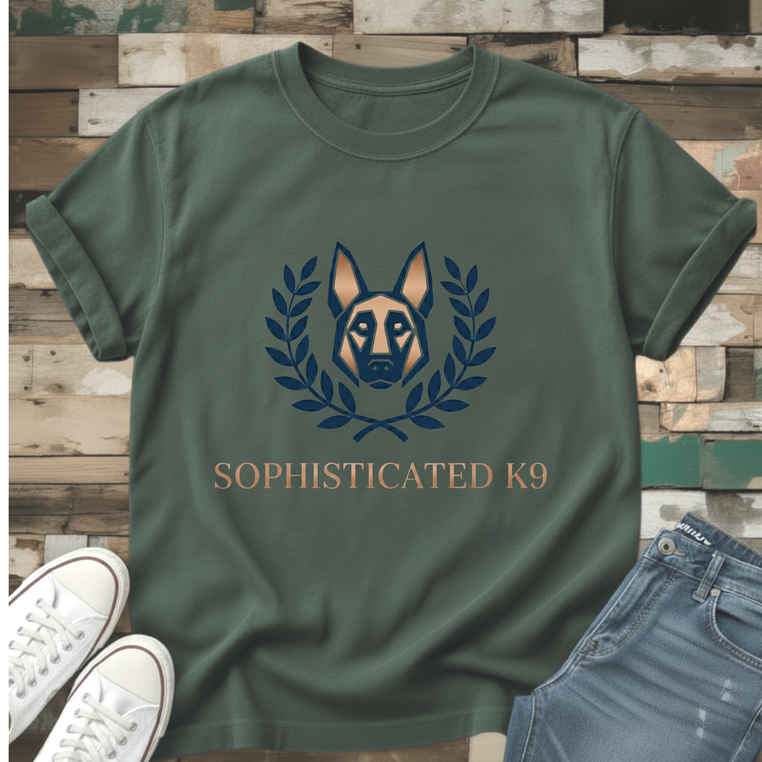 Sophisticated K9--German Shepherd T-Shirt