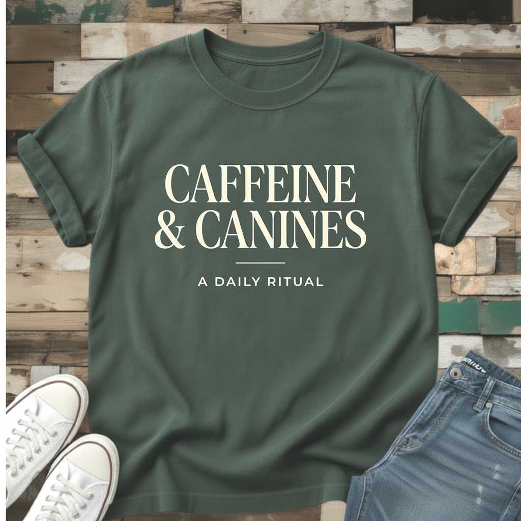 Caffeine & Canines T-Shirt
