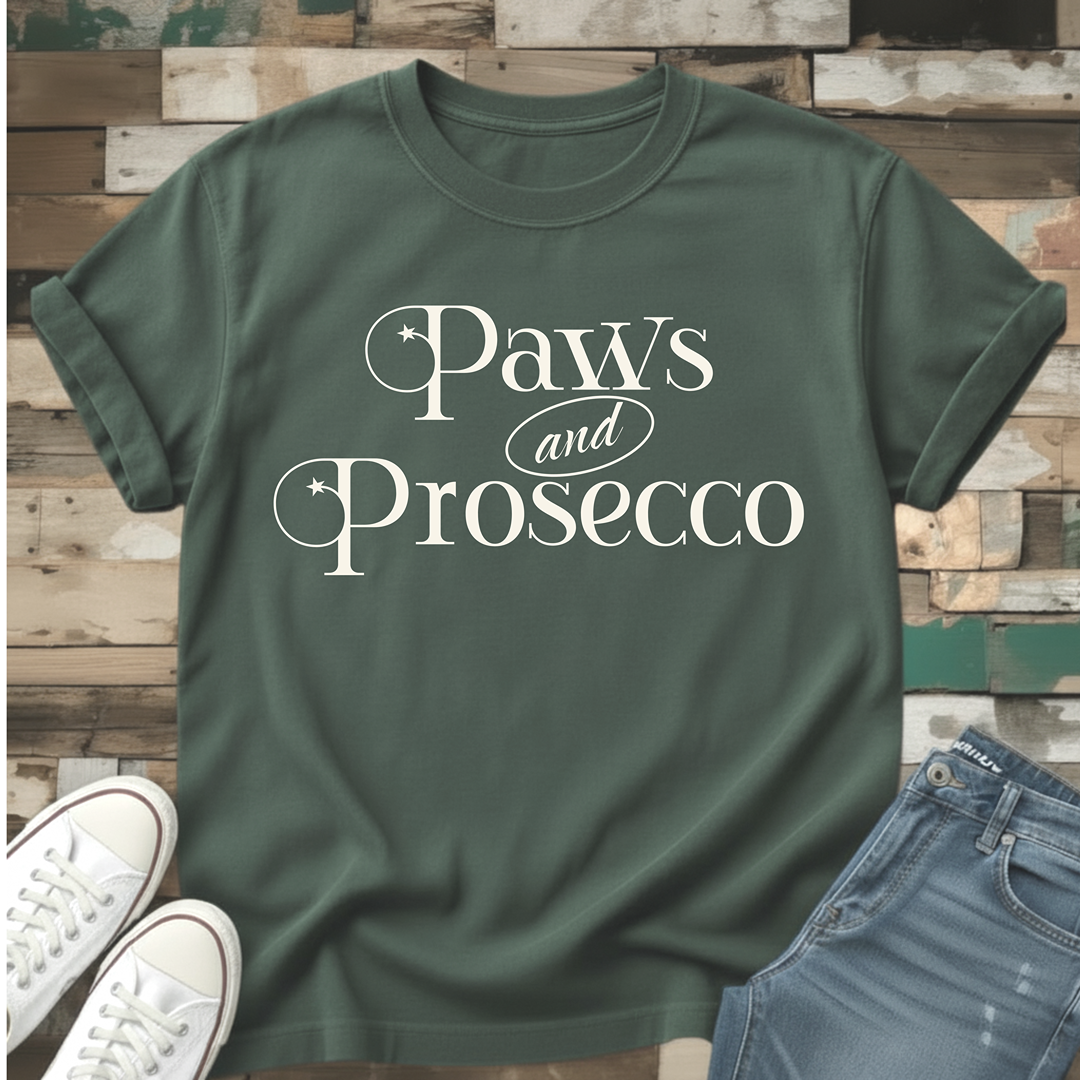 Paws & Prosecco T-Shirt