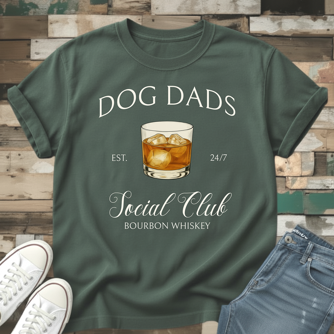 Dog Dads Whiskey Social Club T-Shirt